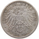 PREUSSEN 2 MARK 1905 Wilhelm II. (1888-1918) #c056 0117 - 2, 3 & 5 Mark Silver