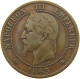 FRANCE 10 CENTIMES 1863 A Napoleon III. (1852-1870) #a092 0575 - 10 Centimes