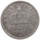 FRANCE 20 CENTIMES 1867 A Napoleon III. (1852-1870) #t112 1407 - 20 Centimes