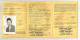 Carte 8 Pages, 1974, Attestation D'assurance, Camping-caravaning L'EUROPE, Agence Paris-Tolbiac, Paris 13 E, 3 Scans - Cartes De Membre