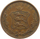 GUERNSEY 8 DOUBLES 1858  #sm05 0279 - Guernsey