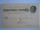 USA Jan 1896 Scott UX12 Postal Card Kalispell, Montana To Helena, Mont Entier Ganzsache - ...-1900