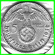 GERMANY ALEMANIA DEUTFCHES REICH  MONEDA DE 5.00 REICHSMARK AÑO 1936-CECA-A  PLATA - 29 MM.HINDENBURG AGUILA Y ESBALTICA - 5 Reichsmark