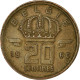 Monnaie, Belgique, 20 Centimes, 1960, TTB, Bronze, KM:147.1 - 20 Cent