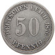 KAISERREICH 50 PFENNIG 1876 A  #c040 0355 - 50 Pfennig