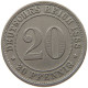 KAISERREICH 20 PFENNIG 1888 A  #a043 0467 - 20 Pfennig