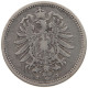 KAISERREICH 20 PFENNIG 1875 J  #t160 0347 - 20 Pfennig