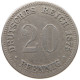 KAISERREICH 20 PFENNIG 1875 A  #a044 1013 - 20 Pfennig