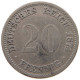 KAISERREICH 20 PFENNIG 1874 D  #a044 1015 - 20 Pfennig