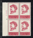 China  Stamp 1967 W4 Long Long Life To Chairman Mao 52C Blk 4Stamps OG Digital Coding - Ungebraucht