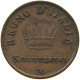 ITALY STATES NAPOLEON I. 3 CENTESIMI 1812 M Napoleon I. (1804-1814, 1815) #t146 0201 - Napoleontisch