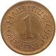 MAURITIUS CENT 1969 Elizabeth II. (1952-2022) #s023 0399 - Mauritius