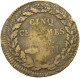 MONACO 5 CENTIMES 1837 Honorius V. (1819-1841) #s036 0211 - 1819-1922 Honoré V, Charles III, Albert I