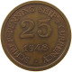 NETHERLANDS 25 CENTS 1948 Wilhelmina 1890-1948 HOLLAND AMERICA LIJN BOORGELD #s050 0425 - 25 Centavos
