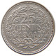 NETHERLANDS 25 CENTS 1941 Wilhelmina 1890-1948 #a057 0231 - 25 Cent