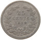 NETHERLANDS 25 CENTS 1849 WILLEM II. 1840-1849 #a004 0029 - 1840-1849: Willem II