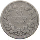 NETHERLANDS 25 CENTS 1849 WILLEM II. 1840-1849 #a033 0759 - 1840-1849 : Willem II