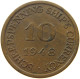 NETHERLANDS 10 CENTS 1948 Wilhelmina 1890-1948 HOLLAND AMERIKA LIJN #s052 0107 - 10 Cent