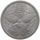 NEW CALEDONIA 2 FRANCS 1977  #s019 0097 - Nieuw-Caledonië