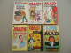 Lot 6 Revues - MAD'S - Dave Berg,Biz-Artist Duck Edwing, Larry Siegel, Stan Hart, Dick De Bartolo, Frank Jacobs - - Other Publishers