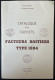 CATALOGUE DES CACHETS FACTEURS BOITIERS TYPE 1884 POTHION LA POSTE AUX LETTRES 1981 - Francia