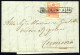 Cover 1850, 15 Cent. Rosso Vermiglio, Secondo Tipo, Su Lettera Da Milano 10.3.1852 (Sass. 4 - ANK 3HIIa) - Lombardo-Venetien