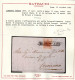 Cover 1850, 15 Cent. Rosso Vermiglio, Secondo Tipo, Su Lettera Da Milano 10.3.1852 (Sass. 4 - ANK 3HIIa) - Lombardo-Venetien