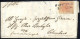 Cover "MARTINENGO / 5 SET.", Annullo SD Su 15 Cent. Rosa Rosso Su Lettera Per Colombano, Splendido E Raro, Cert. Raybaud - Lombardo-Venetien