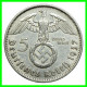 GERMANY - ALEMANIA DEUTFCHES REICH SERIE DE 6 MONEDAS DE 5.00 REICHSMARK AÑO 1937 MONEDAS DE PLATA - 29 MM.  HINDENBURG - 2 Reichsmark