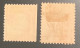 US #K10+K11 F-VF Used 1919-22  20c & 24c  U.S Postal Agency In China  (USA Chine Shanghai - China (Schanghai)