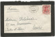 LUXEMBOURG 30C SEUL LETTRE COVER DEUIL VIANDEN 13.8.1923 POUR TOURS FRANCE - 1921-27 Charlotte Front Side