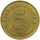 DRITTES REICH 5 REICHSPFENNIG 1938 A  #MA 098991 - 5 Reichspfennig