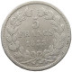 FRANCE 5 FRANCS 1833 M LOUIS PHILIPPE I. #MA 025889 - 5 Francs