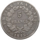 FRANCE 5 FRANCS 1812 W LILLE NAPOLEON I. (1804-1814, 1815) #MA 068375 - 5 Francs