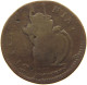 GREAT BRITAIN FARTHING 1675 CHARLES II (1660-1685) OVERSTRUCK #MA 022499 - A. 1 Farthing