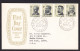 Australia: FDC First Day Cover To USA, 1969, 4 Stamps, Politician, Prime Minister, Politics History (minor Discolouring) - Lettres & Documents