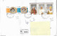 " Pontificato Di Benedetto XVI -Europa " VATICANO 2005 (s1375/1379)-serie Completa Su Busta RACCOMANDATA Viaggiata 2005- - Cartas & Documentos