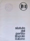 PLI Statuto Del Partito Liberale Italiano 1971 Timbro Sezione Di Verbania - Society, Politics & Economy