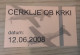 Aiport Cerklje Ob Krki Food Coupon Bon Voucher Slovenia 2008 UNC - Slovénie