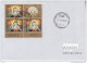 ROMANIA : EASTER 3 Stamps + Vignette On Cover Circulated In ROMANIA #412305740 - Registered Shipping! - Covers & Documents