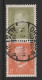 Reichspräsidenten 1932, Combinatie S 46, Gestempelt, 18€ Kat. - Carnets & Se-tenant