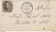 773/28 - Lettre TP Médaillon 10 C (touché) ST NICOLAS 1861 Vers NIEL - Boite Rurale Q De SINAY - Rural Post