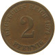 KAISERREICH 2 PFENNIG 1874 C  #MA 100060 - 2 Pfennig