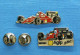 2 PIN'S /  ** FERRARI 642 N°1  AGIP & FERRARI F1-90 ALAIN PROST 19891990 ** . (Locomobile Dimo) - Ferrari