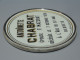 Delcampe - -PLAQUE MORTUAIRE RONDE PORCELAINE LIMOGES SAZERAT  1935 CABINET CURIOSITES   E - Limoges (FRA)