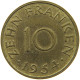 SAARLAND 10 FRANKEN 1954  #MA 098969 - 10 Francos