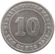 STRAITS SETTLEMENTS 10 CENTS 1918 GEORGE V. (1910-1936) #MA 021172 - Colonie