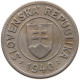 SLOVAKIA KORUNA 1940  #MA 099700 - Slowakije