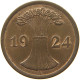 WEIMARER REPUBLIK 2 RENTENPFENNIG 1924 A  #MA 022573 - 2 Rentenpfennig & 2 Reichspfennig