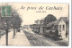 CPA 29 Je Pars De Carhaix La Gare Et Le Train Tramway - Carhaix-Plouguer